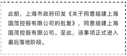 上海市政府批準(zhǔn)設(shè)立新國(guó)企，注冊(cè)資本130億元聚焦貿(mào)易經(jīng)紀(jì)